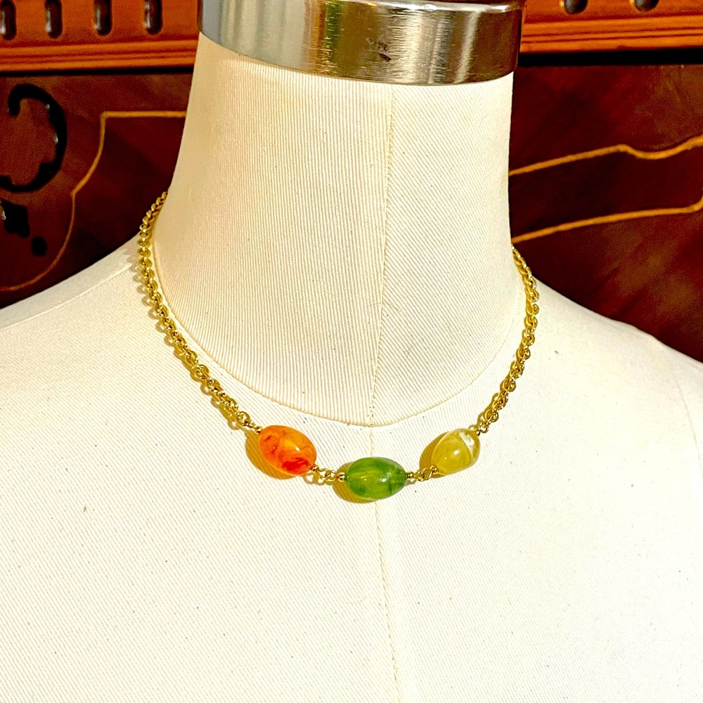 Vintage Napier Gold Toned Choker